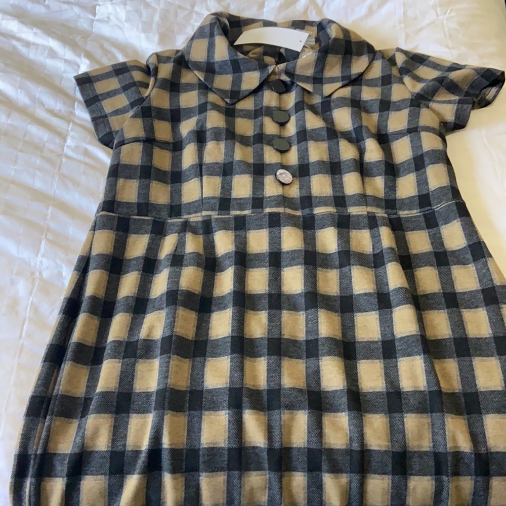 Rita Plaid pencil dress NWT